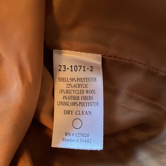 Chadwick’s tweed plaid midi skirt - size 6P - Picture 9 of 9